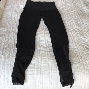 Lulu Lemon Pants with mesh bottoms